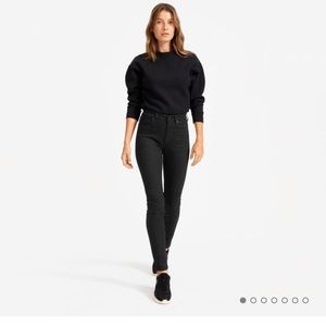 Everlane Hi Rise Regular Black Jean